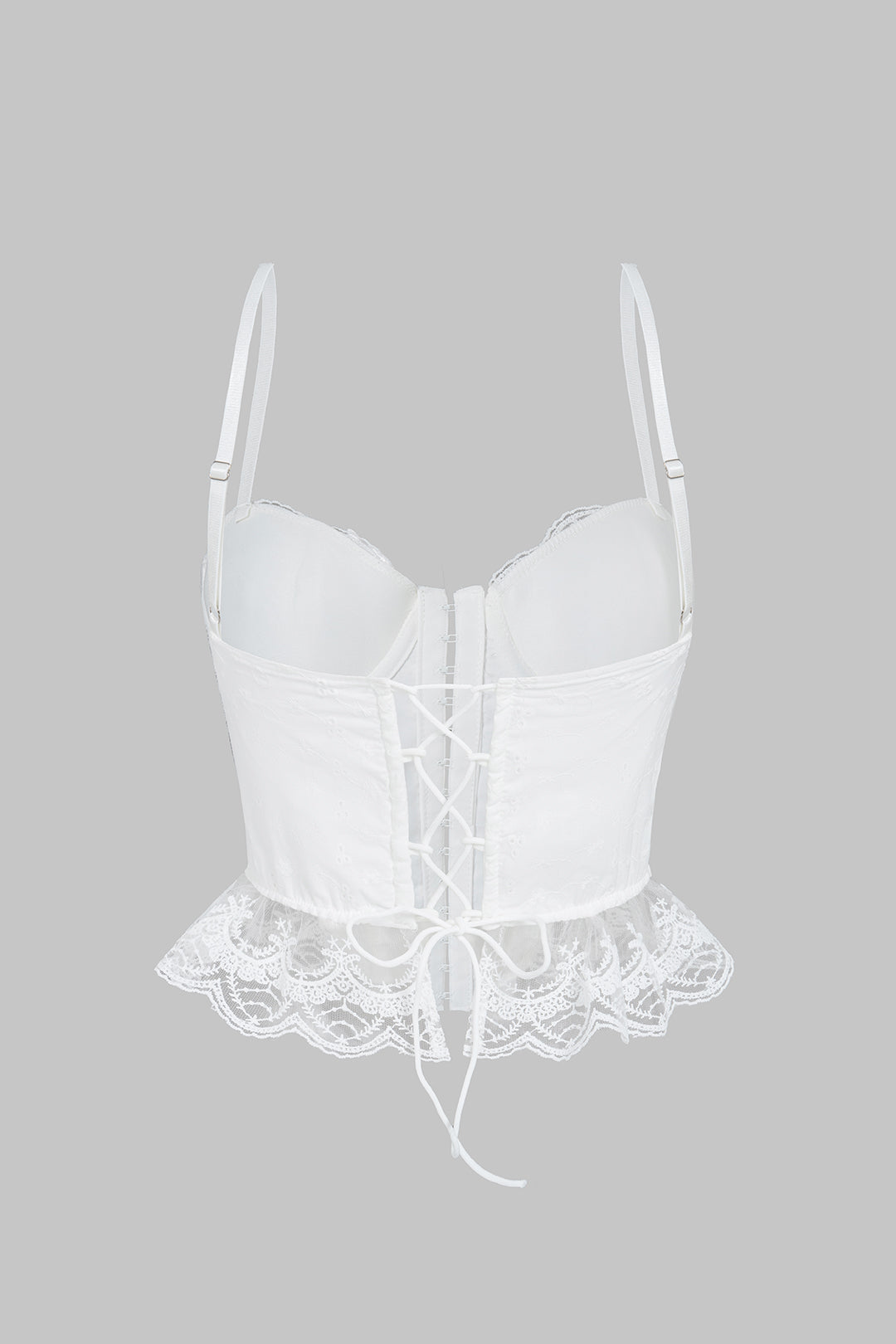 Spitzen-Patchwork-Cami-Top zum Binden