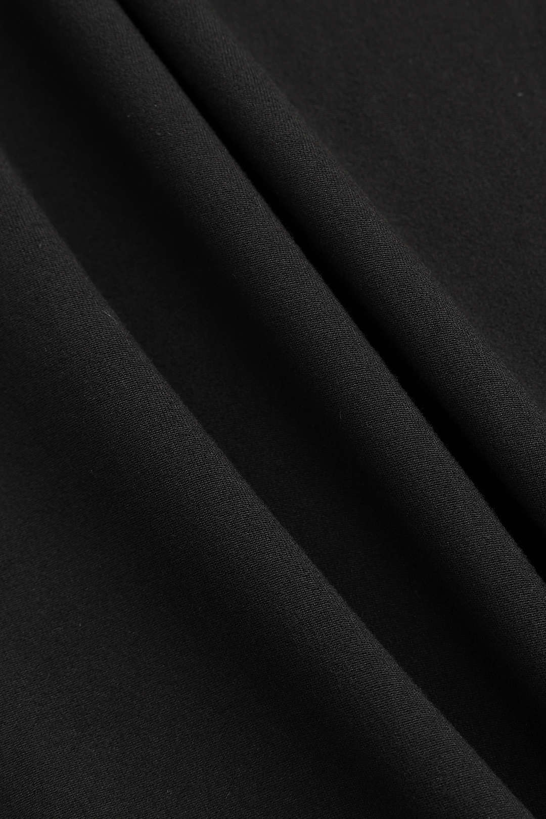 Ruched Mock Neck Long-Sleeve Top