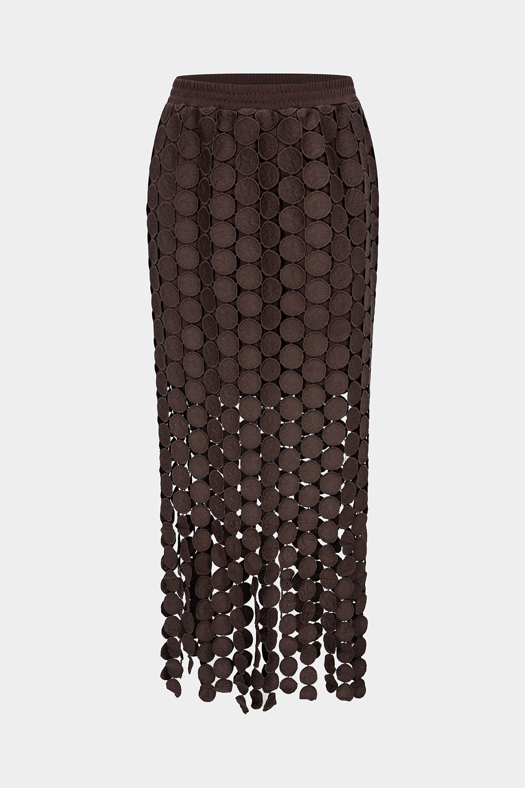 Rock mit gesmoktem Bund und Cut-outs
