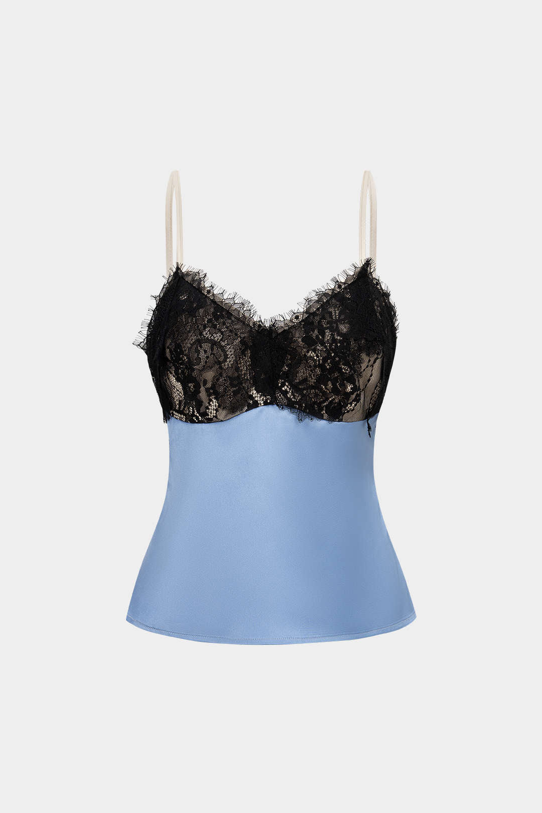 Camisole mit Spitzen-Patchwork