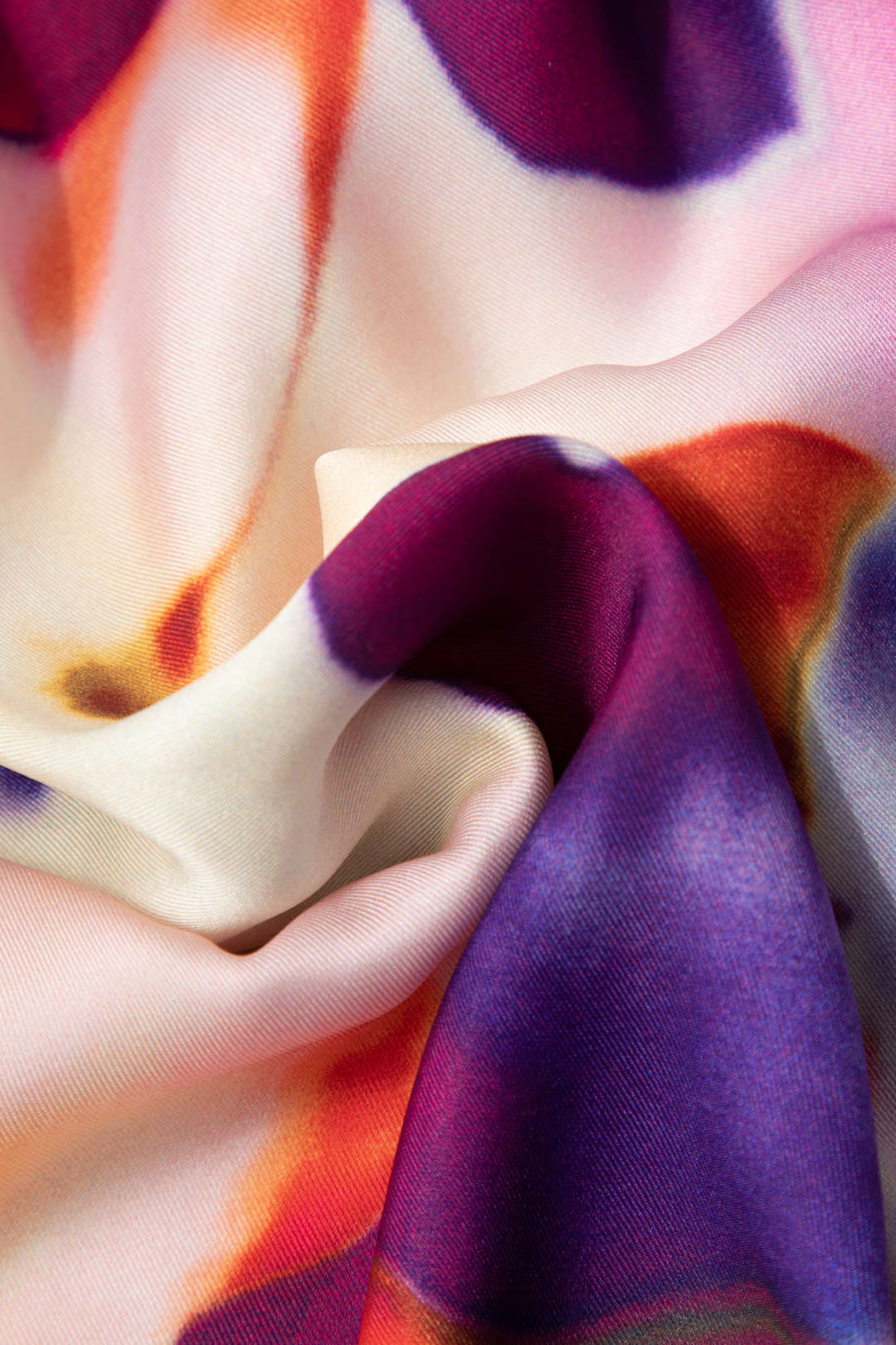 Chemisier en satin imprimé