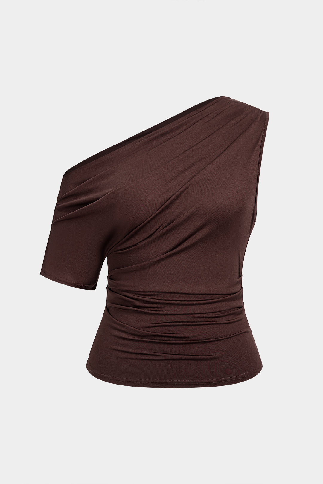 Asymmetrical One Shoulder Sleeveless T-shirt