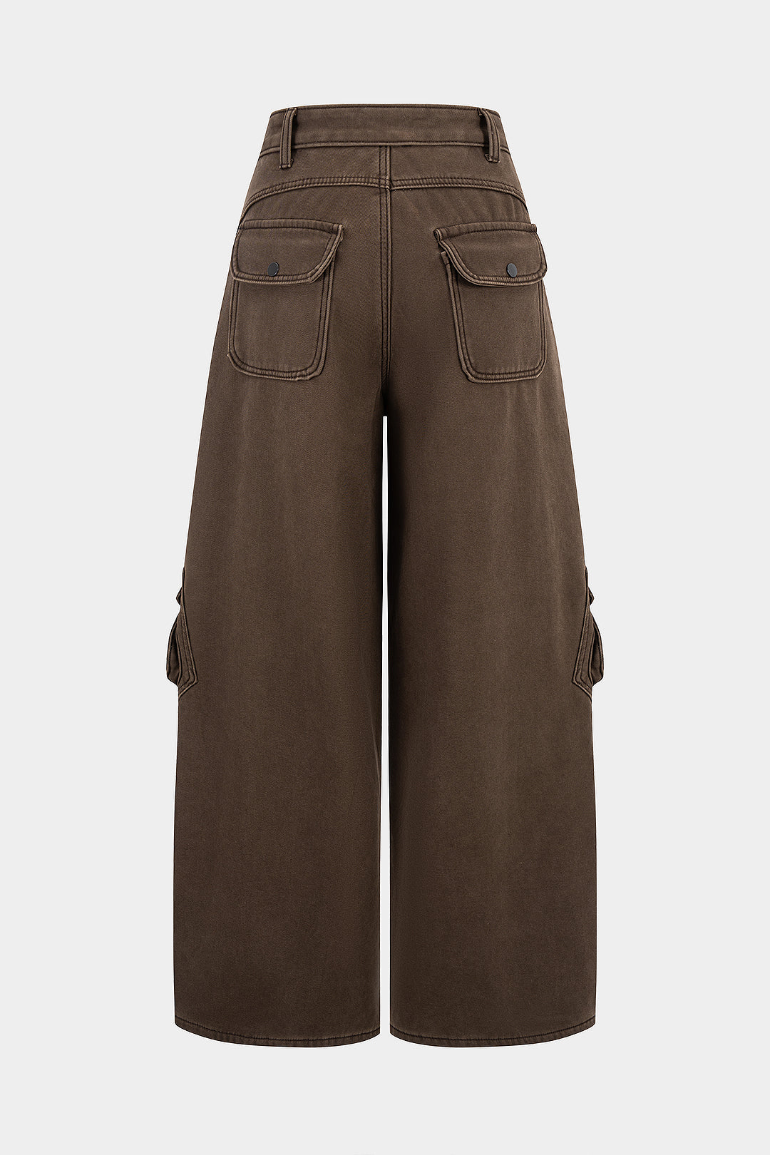 Denim Pocket High Waist Jeans