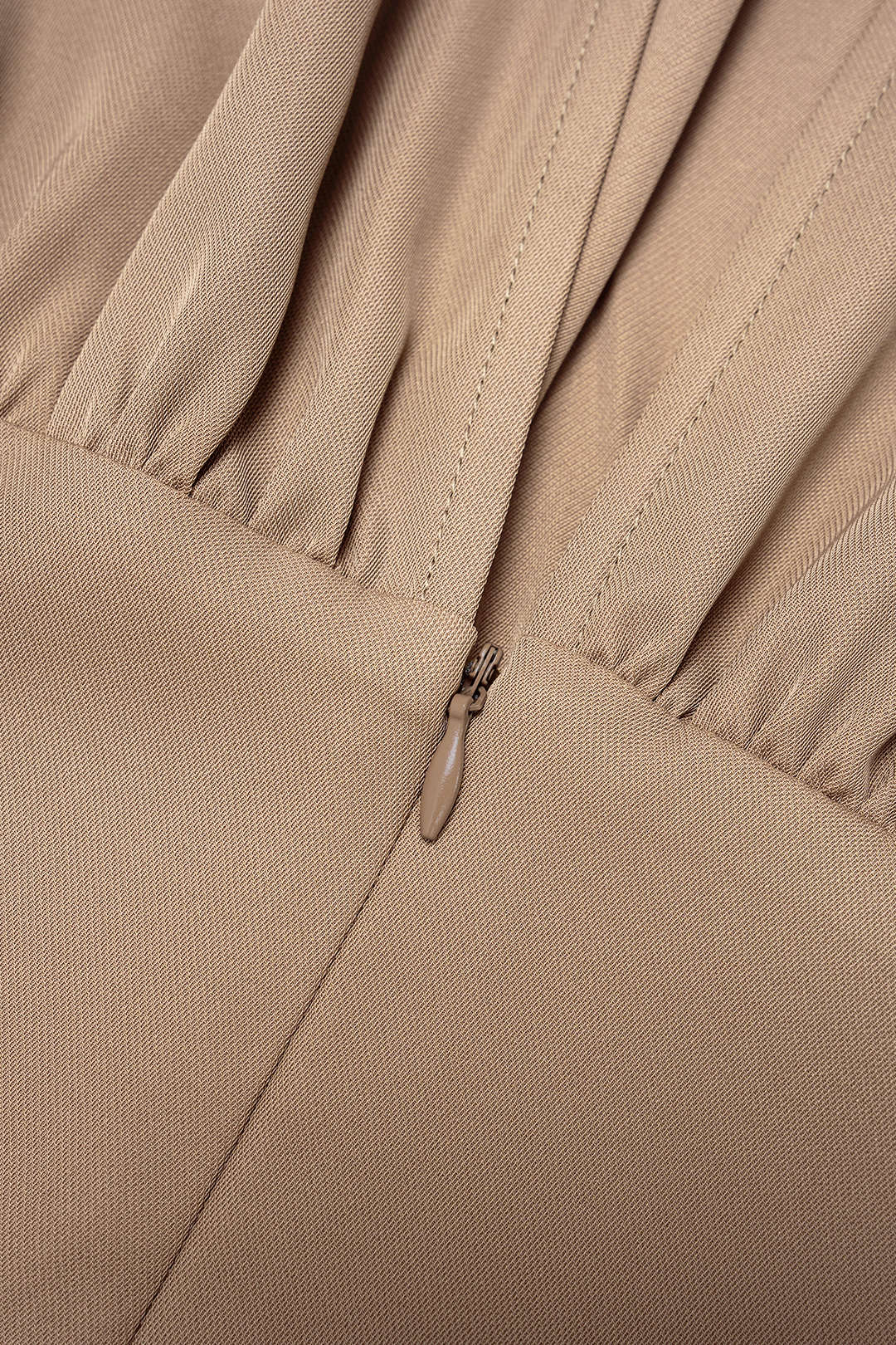 V-Neck Ruched Sleeveless Jumpsuit