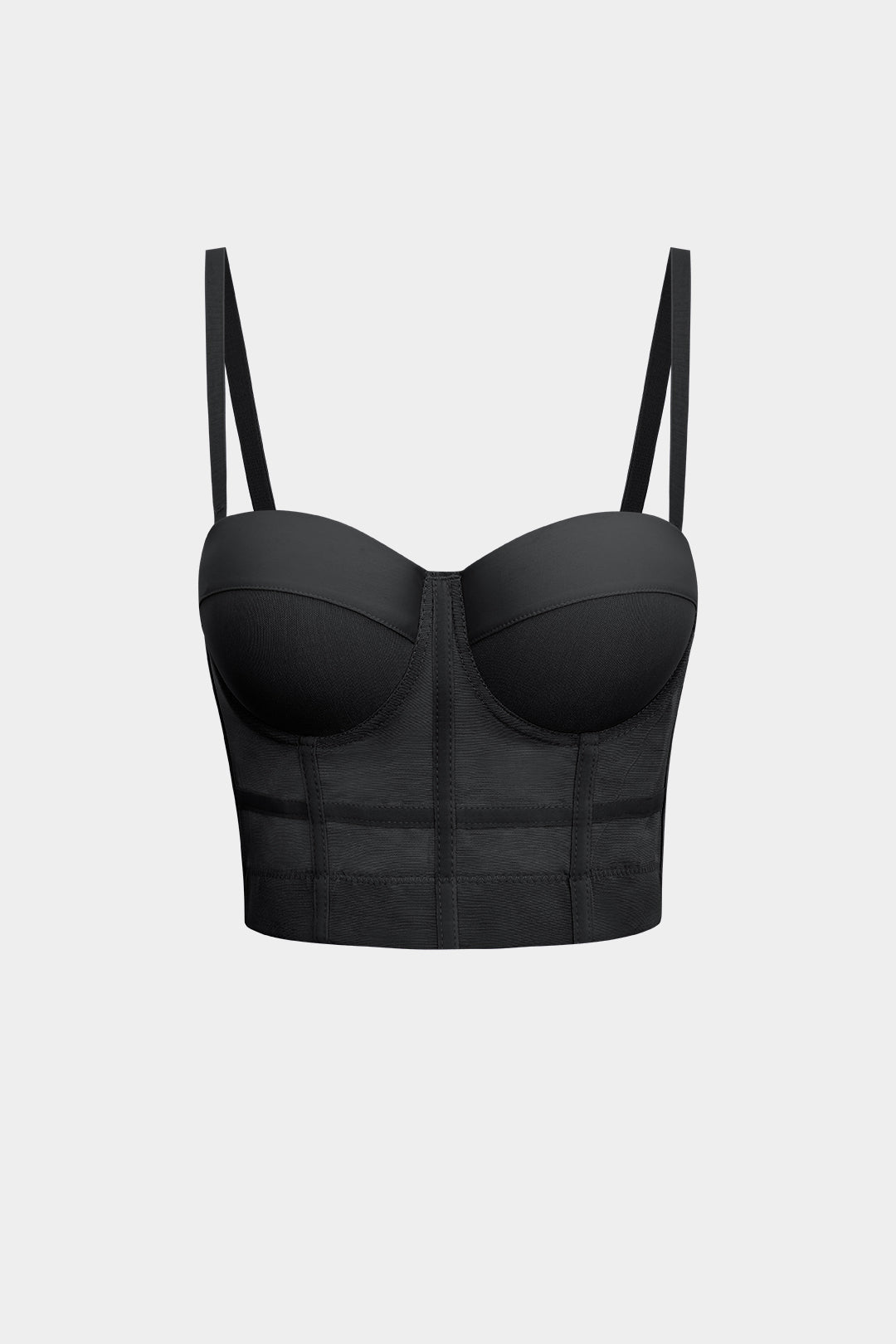 Haut bustier en maille à armatures