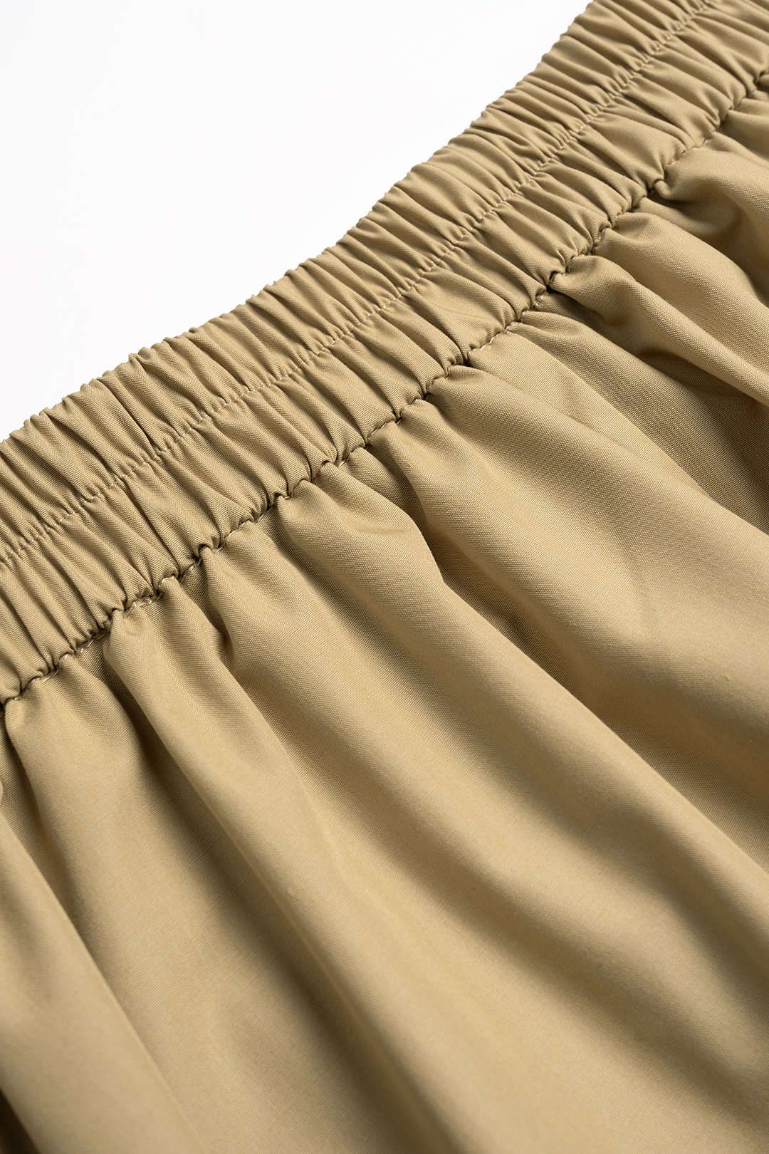 Ruffle Ruched Wide Leg Pants