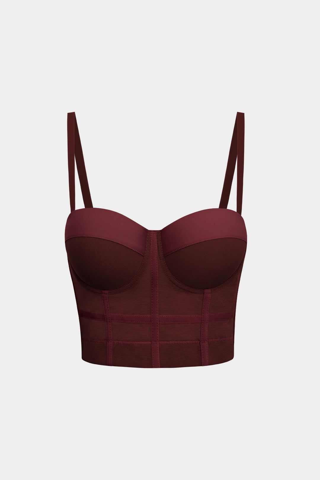 Haut bustier en maille à armatures