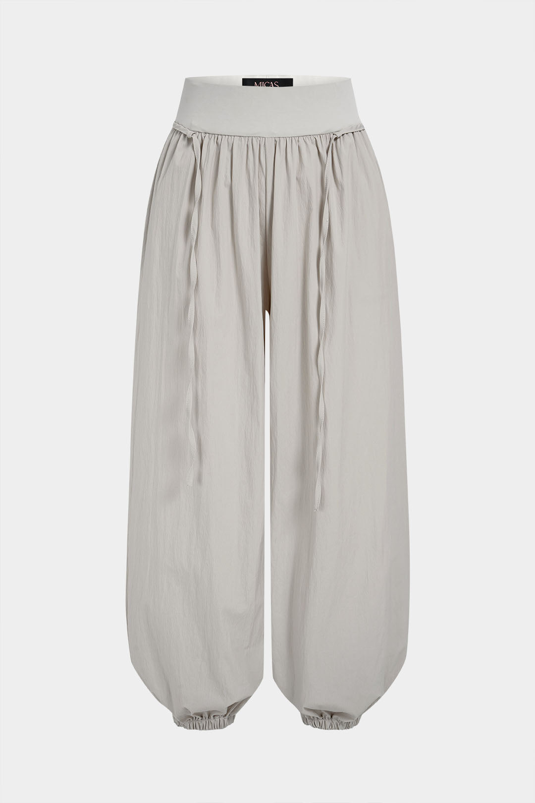High Waist Ballonhose zum Binden