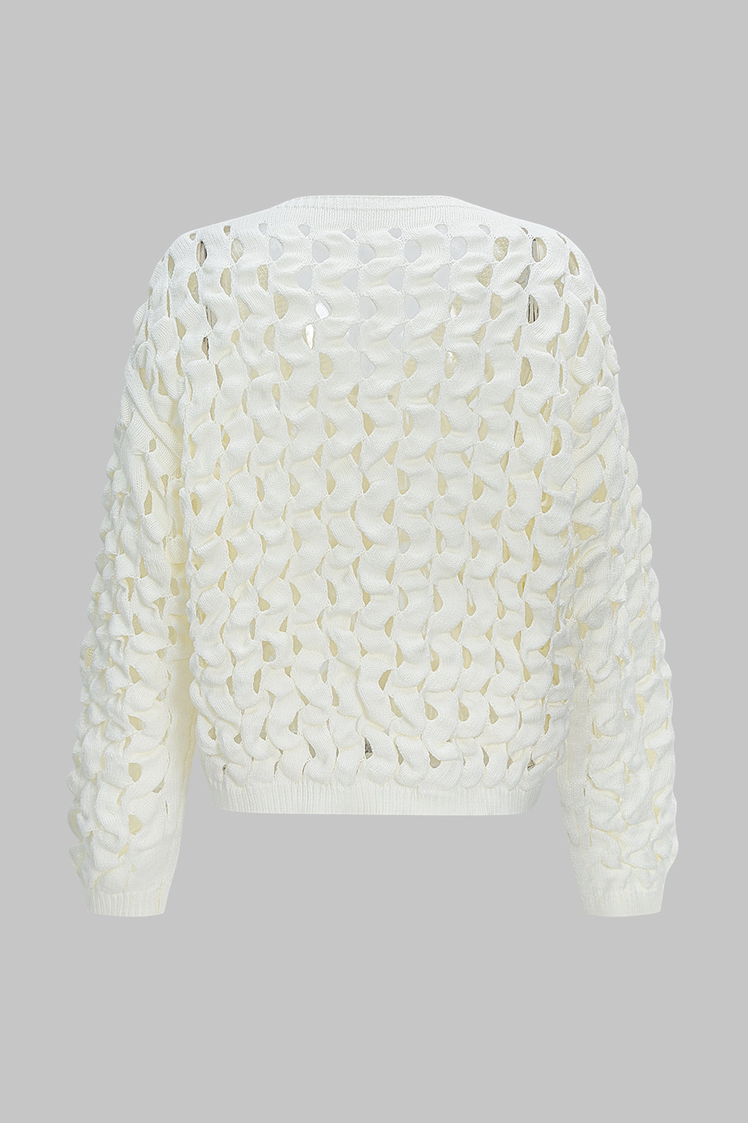 Durchbrochener Strickcardigan