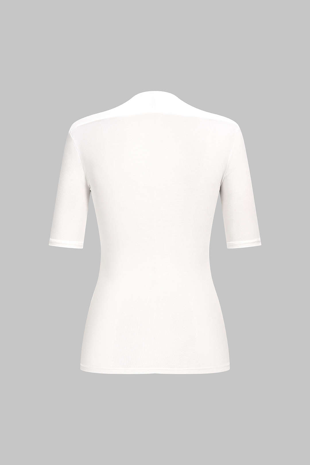 Einfarbiges Kurzarm-T-Shirt
