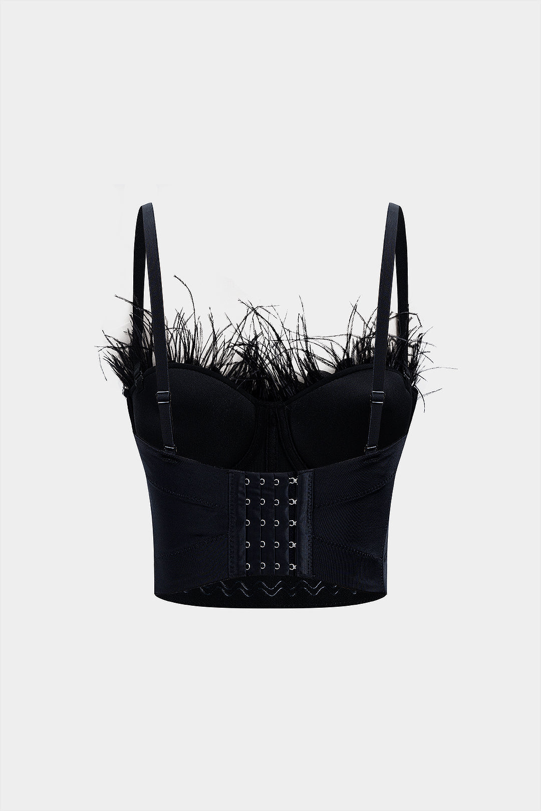 Haut caraco à boucle fleur 3D avec perles et strass