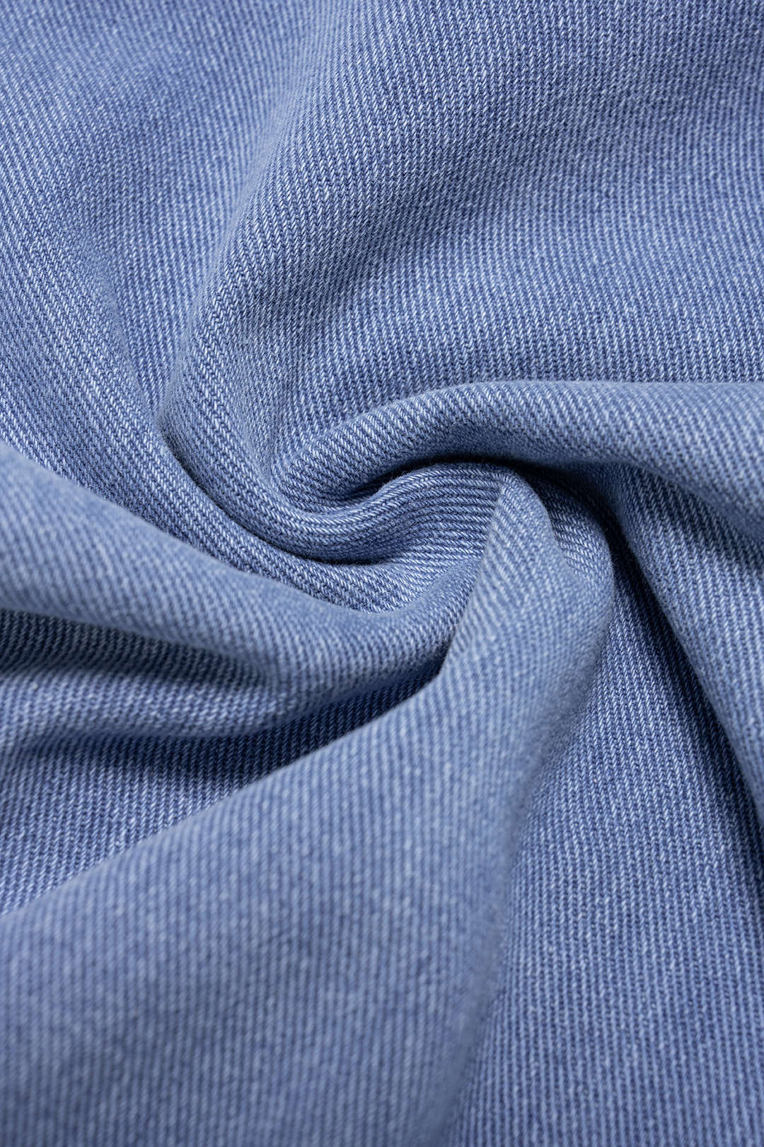Jean droit en denim avec nœud à la taille