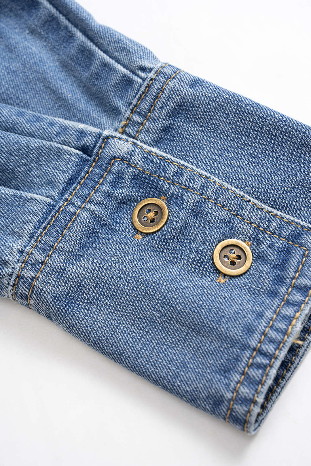 Jeans geraffte überkreuzte Oberbekleidung