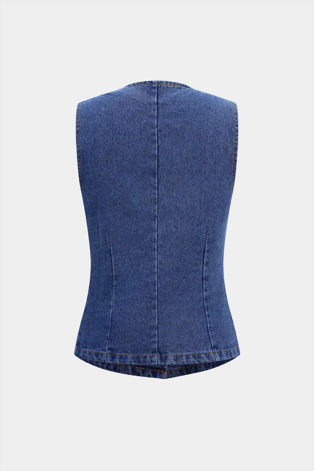 Jeans-Tanktop-Gürtelweste