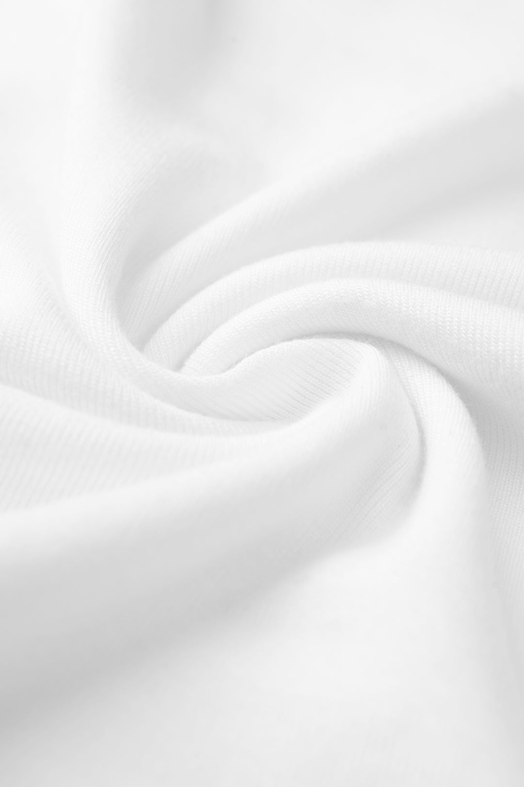 Ein-Schulter-T-Shirt mit Twist-Knoten und asymmetrischem Kurzarm