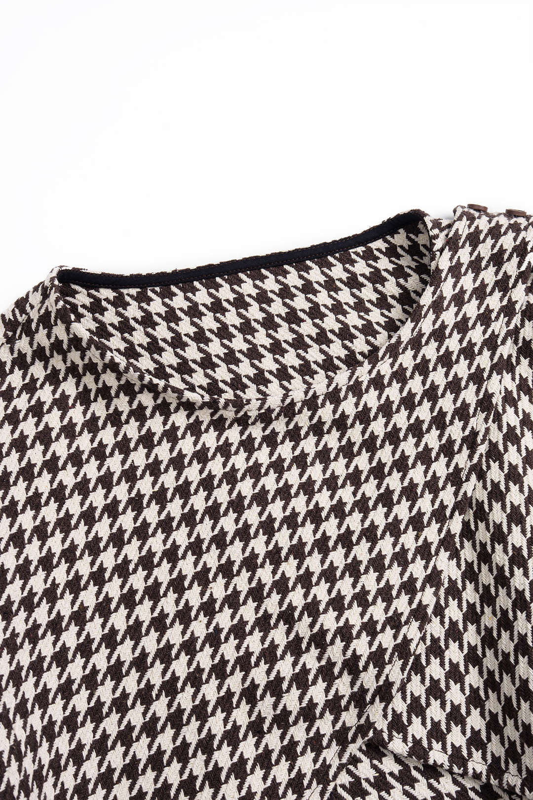 Asymmetrisches Langarmshirt und ärmelloses Bodycon-Kleid-Set