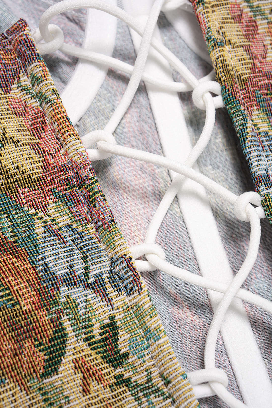 Jacquard-Korsett-Trägertop