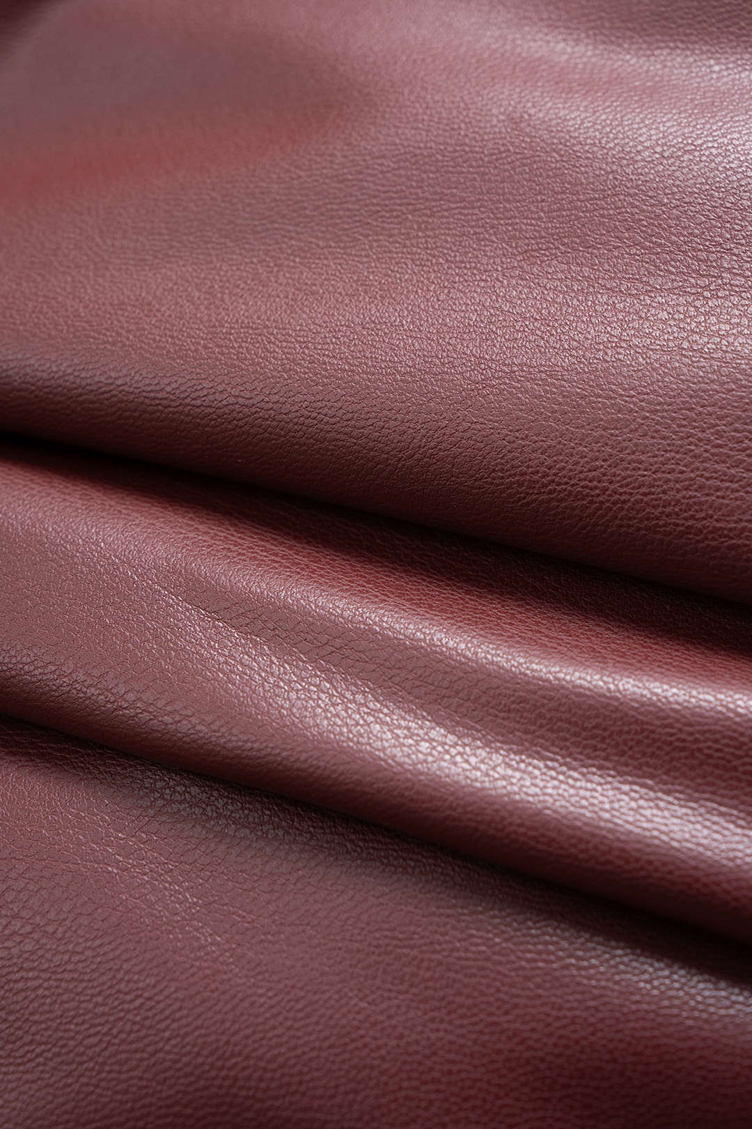 Faux Leather Asymmetrical Ruched High Waist Skirt