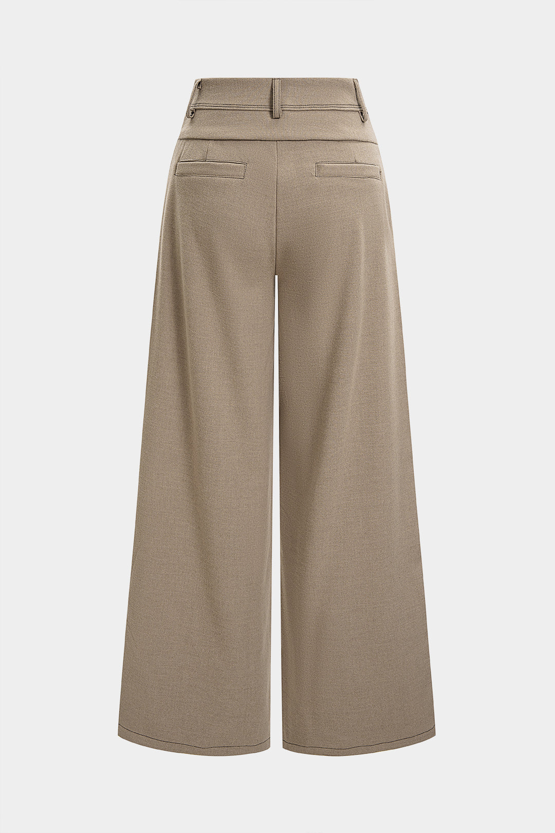 Pantalon large à poches boutonnées