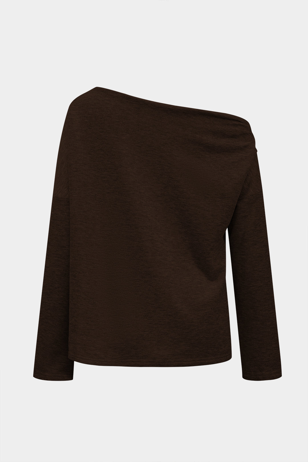 T-shirt asymétrique à manches longues