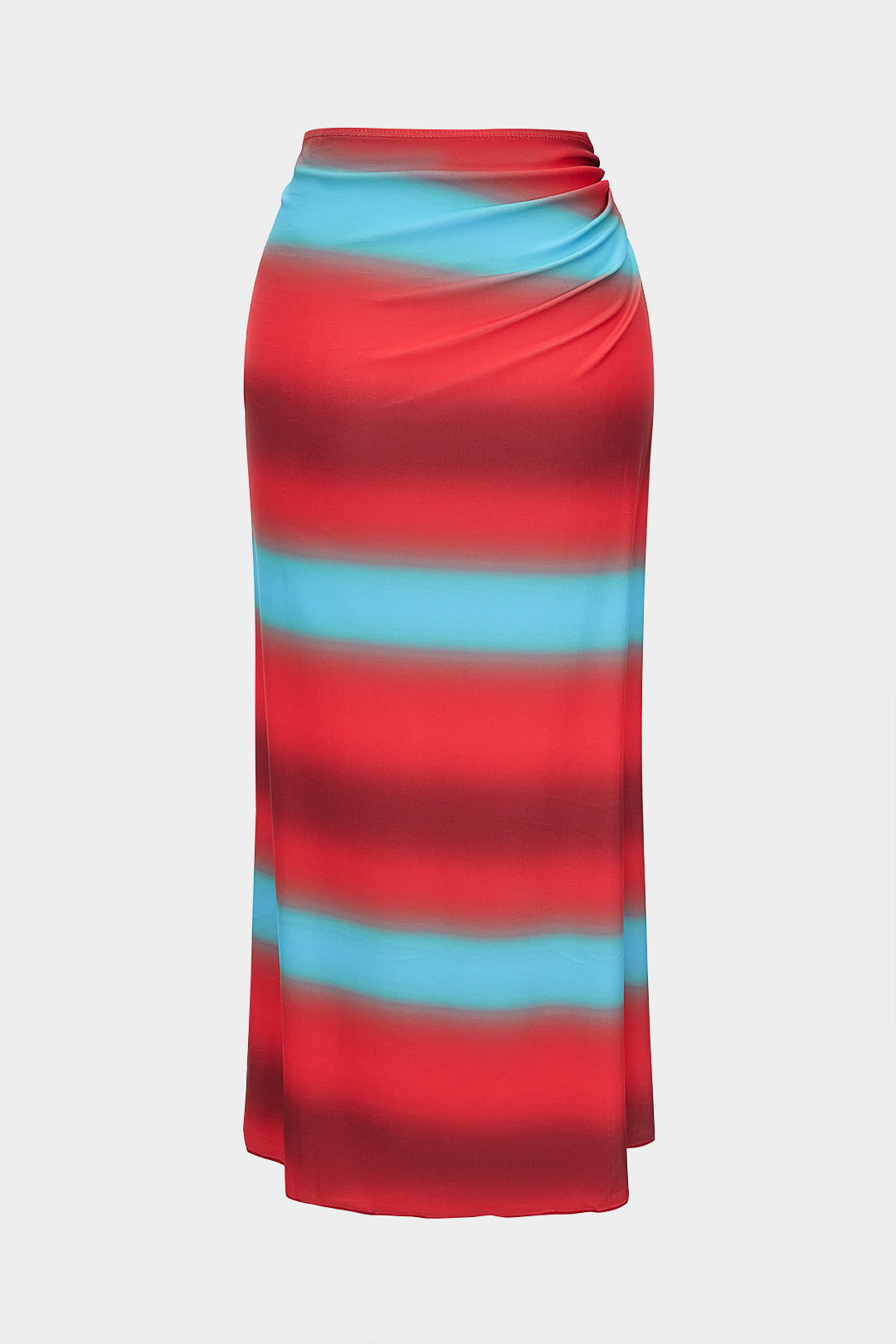 Tie Dye Ombre Print Twist Knot Bikini Bottom