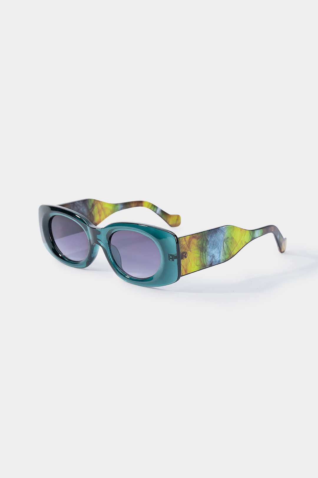 Quadratische Sonnenbrille mit Farbverlauf