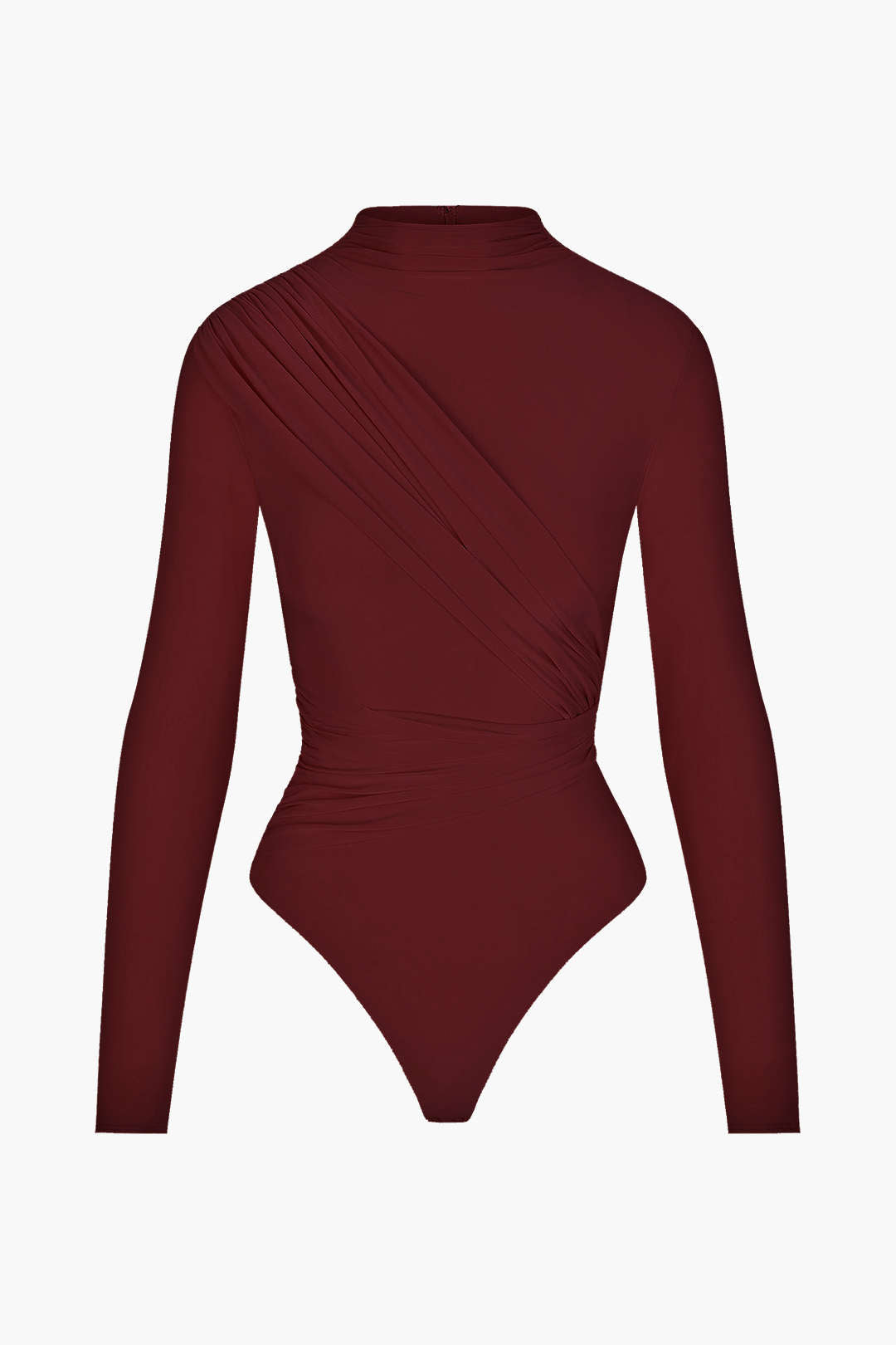 Ruched Long Sleeve Bodysuit