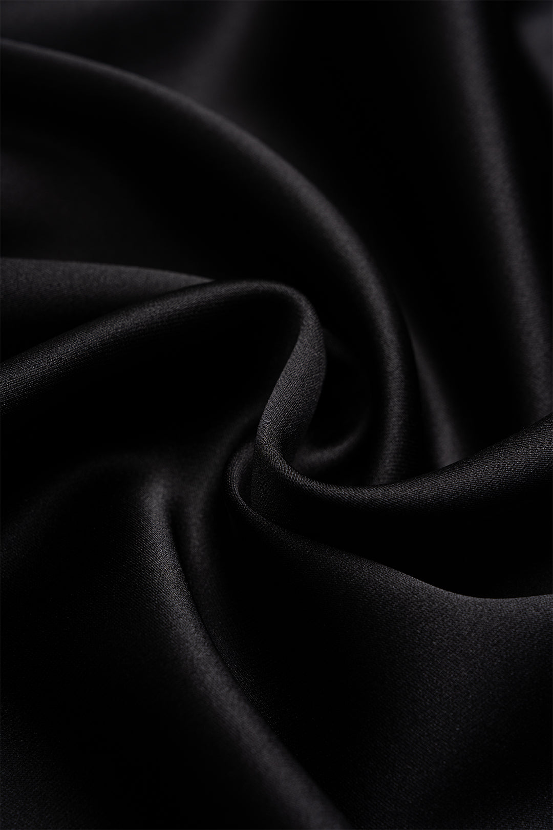 Satin Draped Cowl Neck Asymmetrical Fringe Hem Sleeveless Midi Dress
