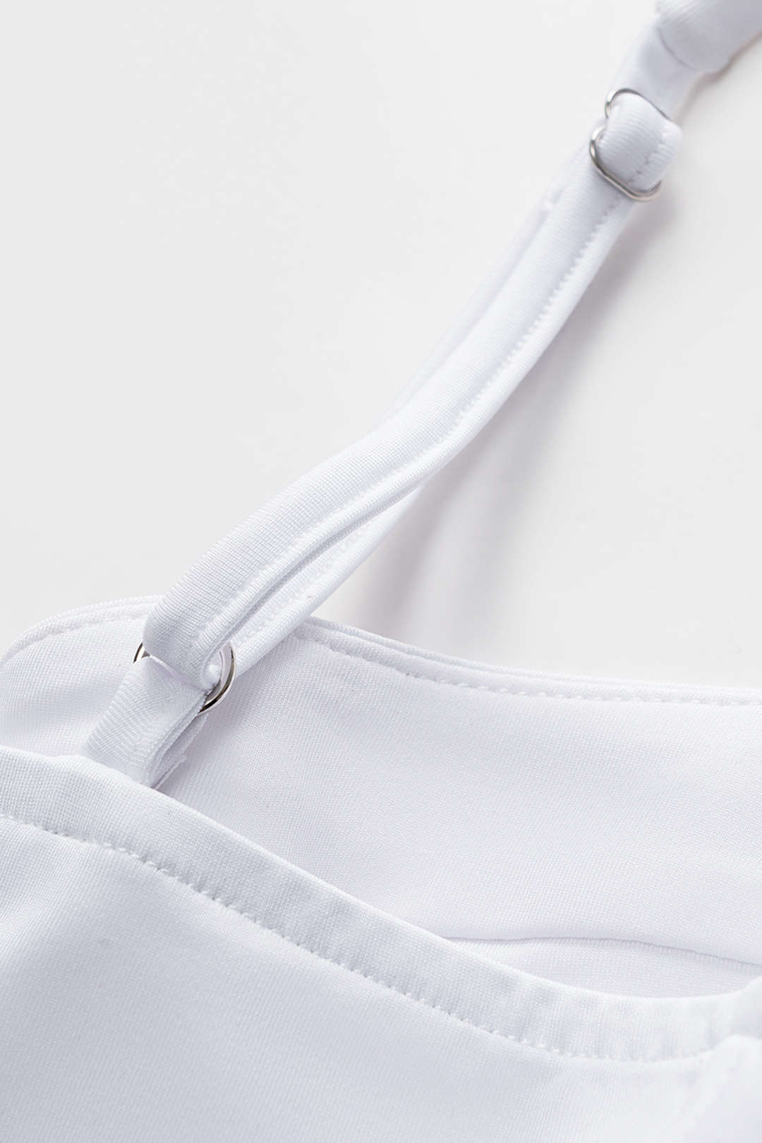 Solid Bustier Sleeveless Bodysuit