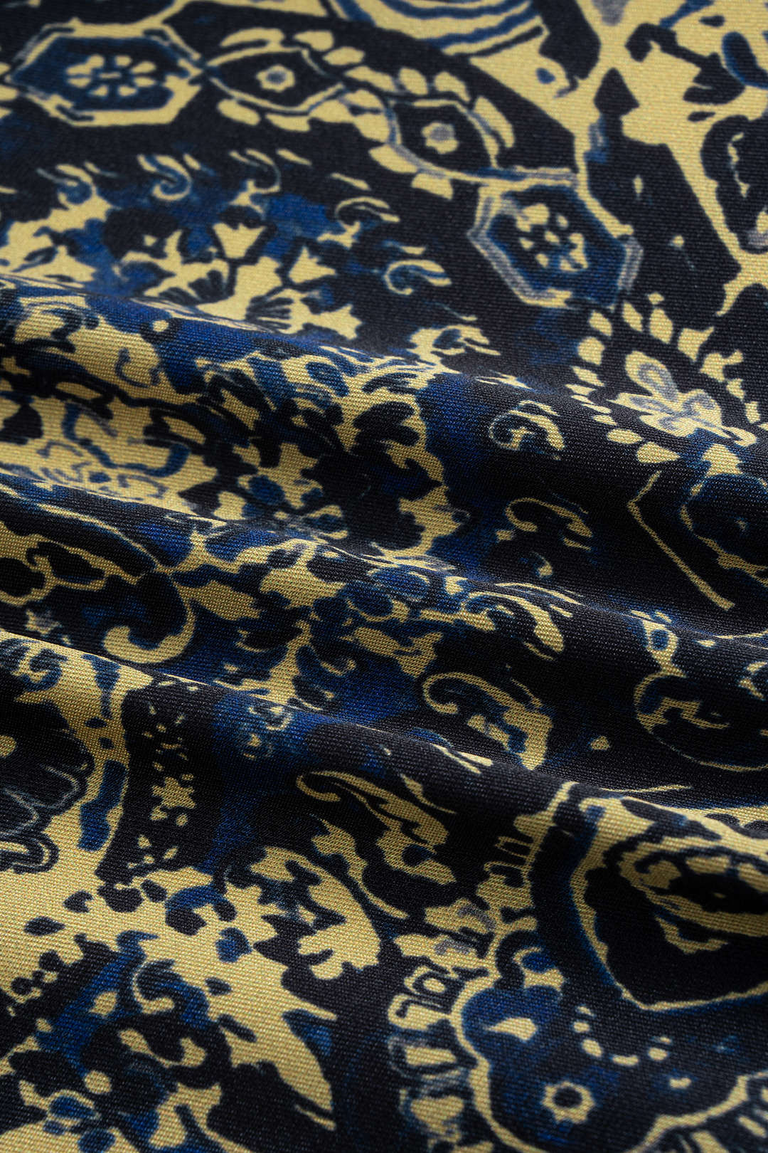 Artistic Print Wrap Tie-Up Skirt