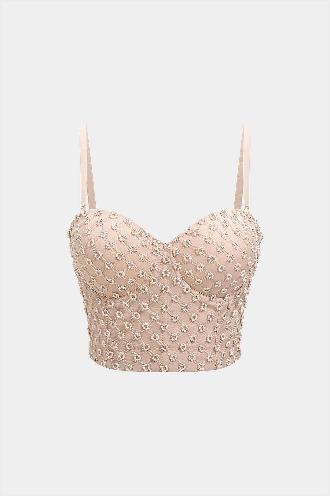 Rhinestone Corset Cami Top