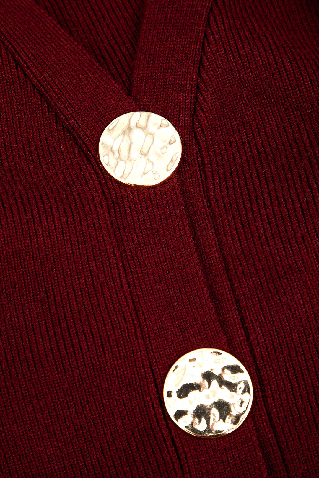 Cardigan en maille à col V boutonné