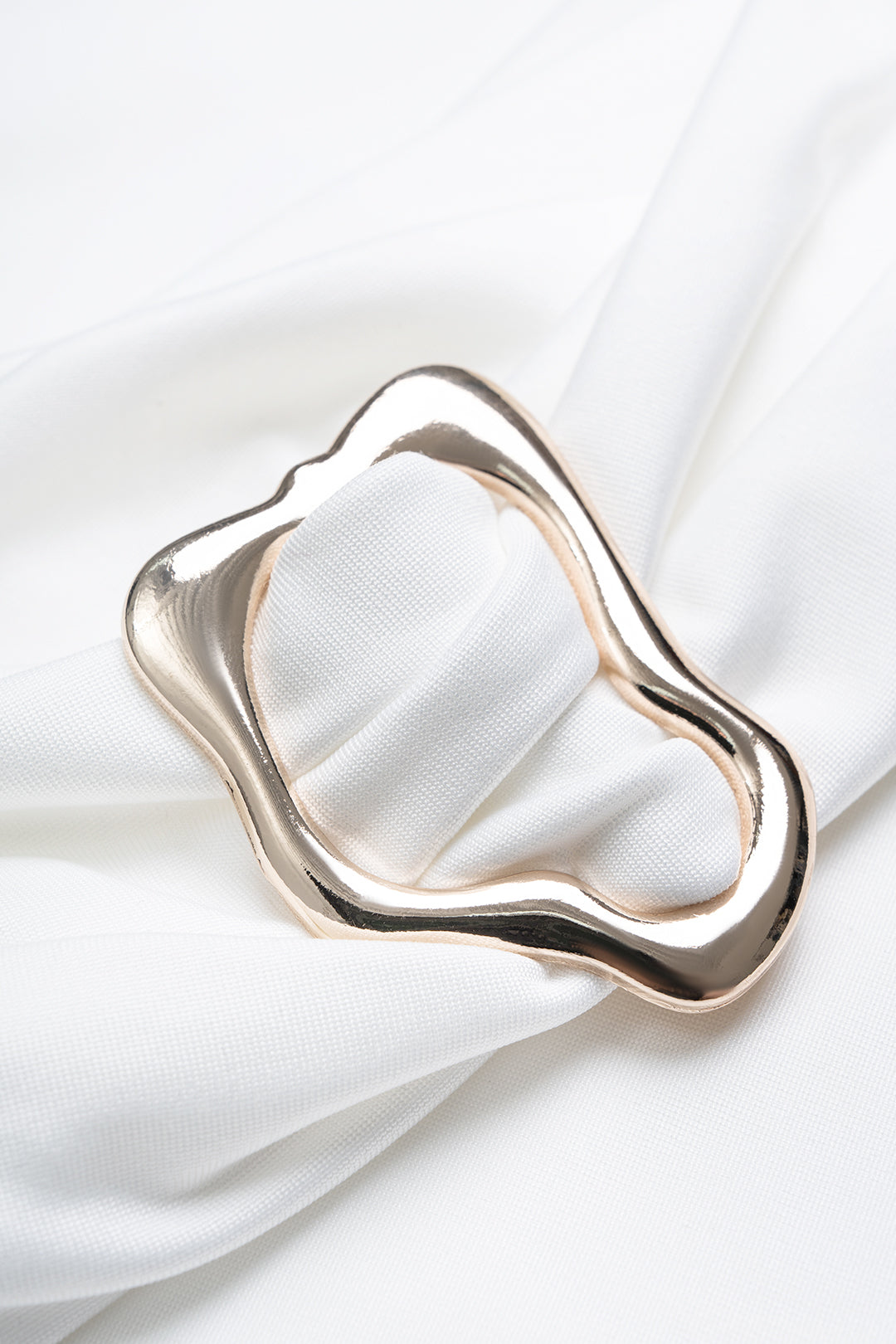 Metallic Asymmetrical Tube Top
