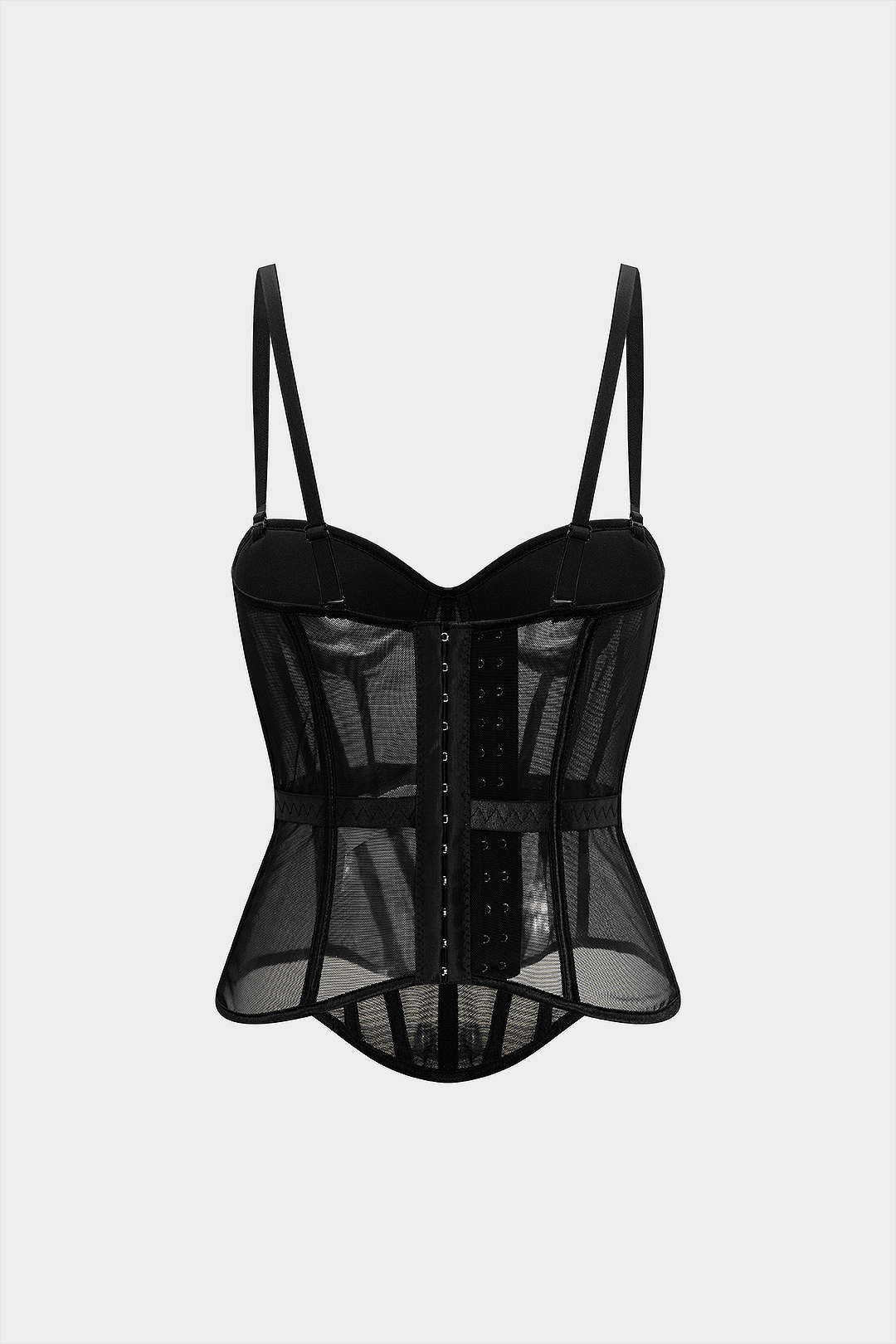 Mesh-Bustier-Korsett-Cami-Top