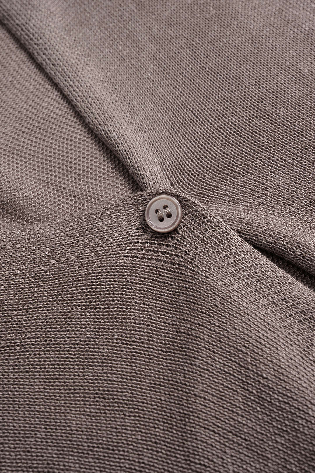 Knit V-Neck Ribbed Outerwear