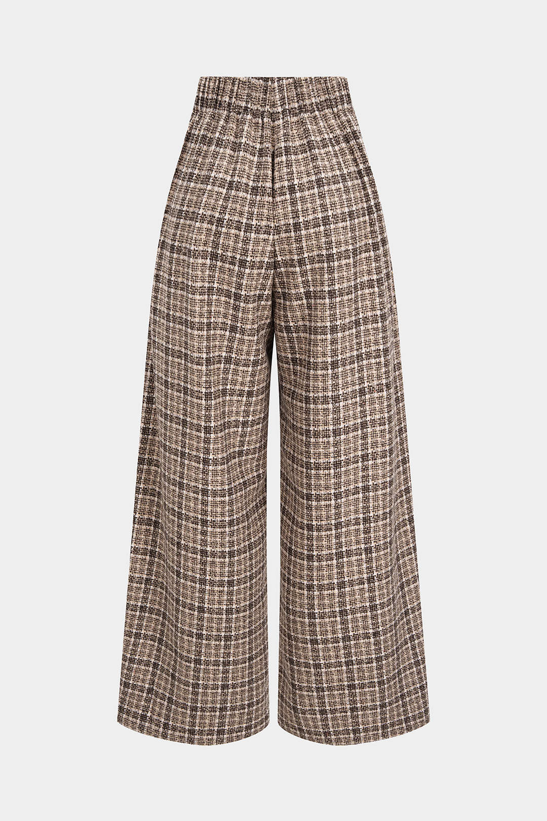 Hose mit Karomuster, doppelreihig, hoher Bund