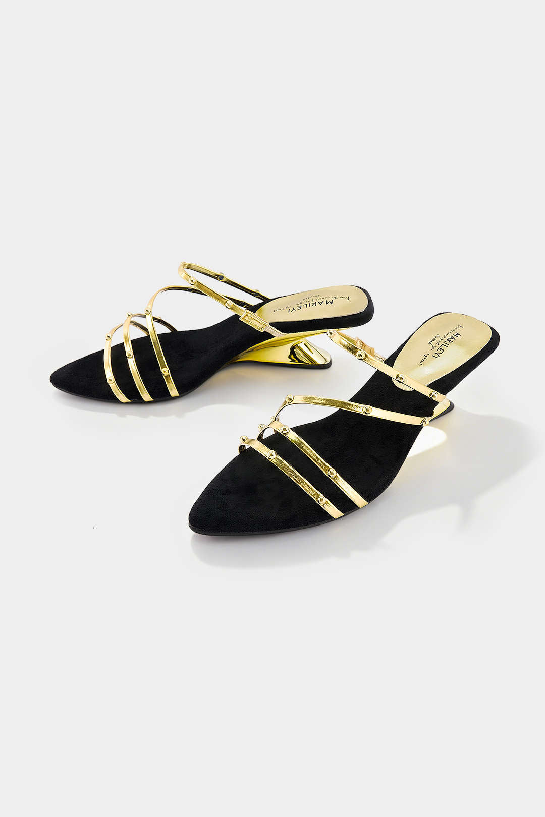 Pointed Studded Sandals
