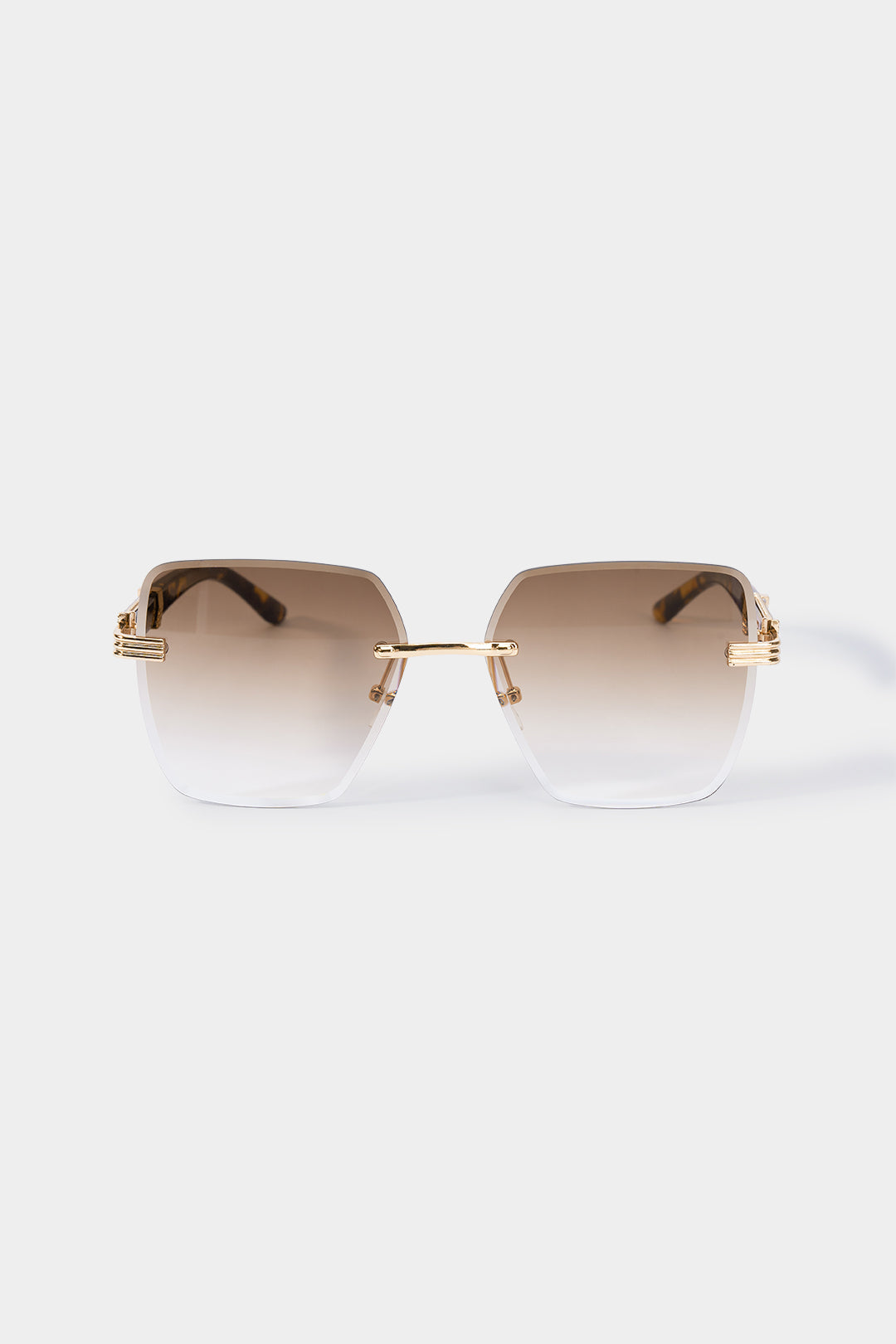 Randlose quadratische Sonnenbrille