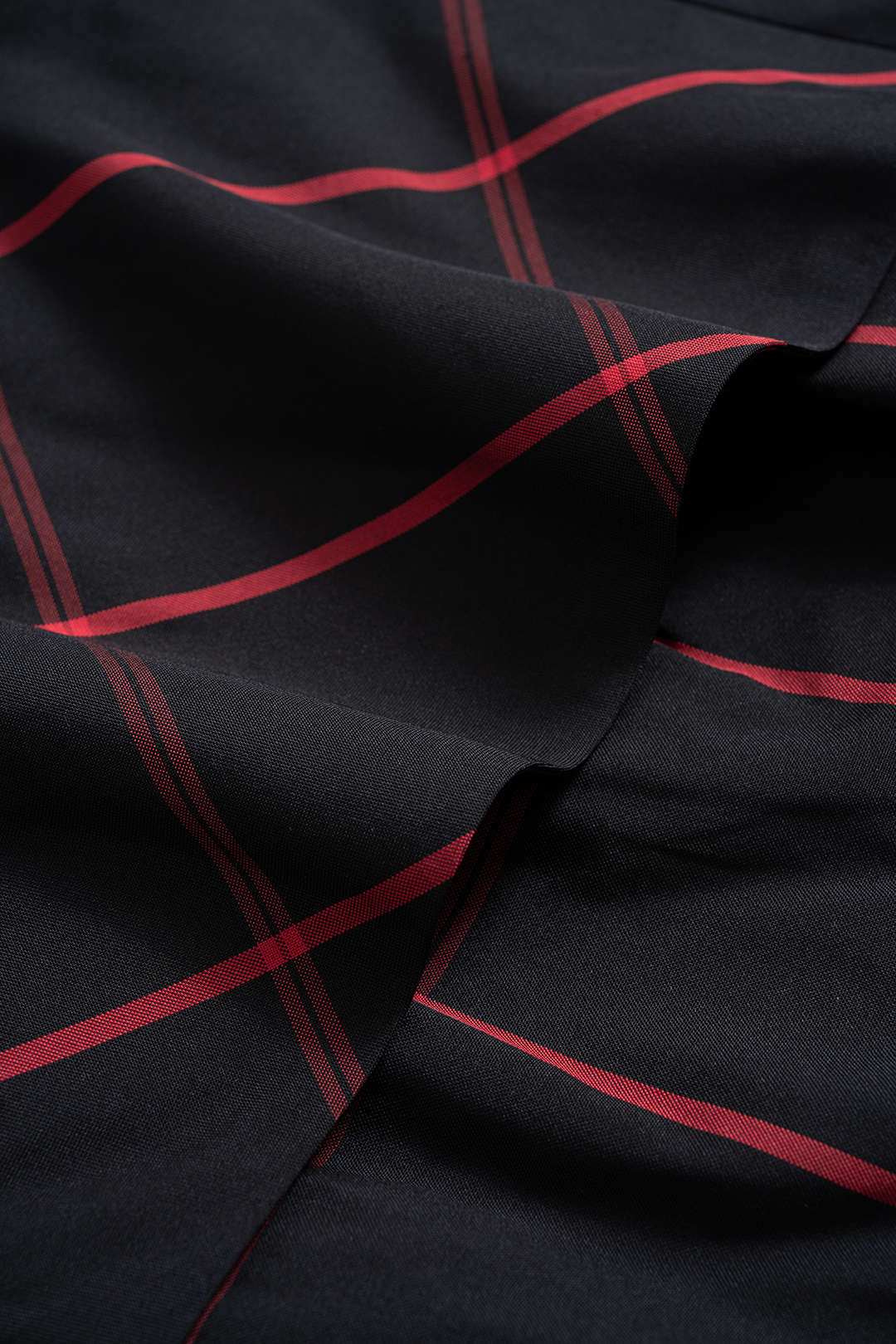 Plaid Print Zipper Mini Skirt