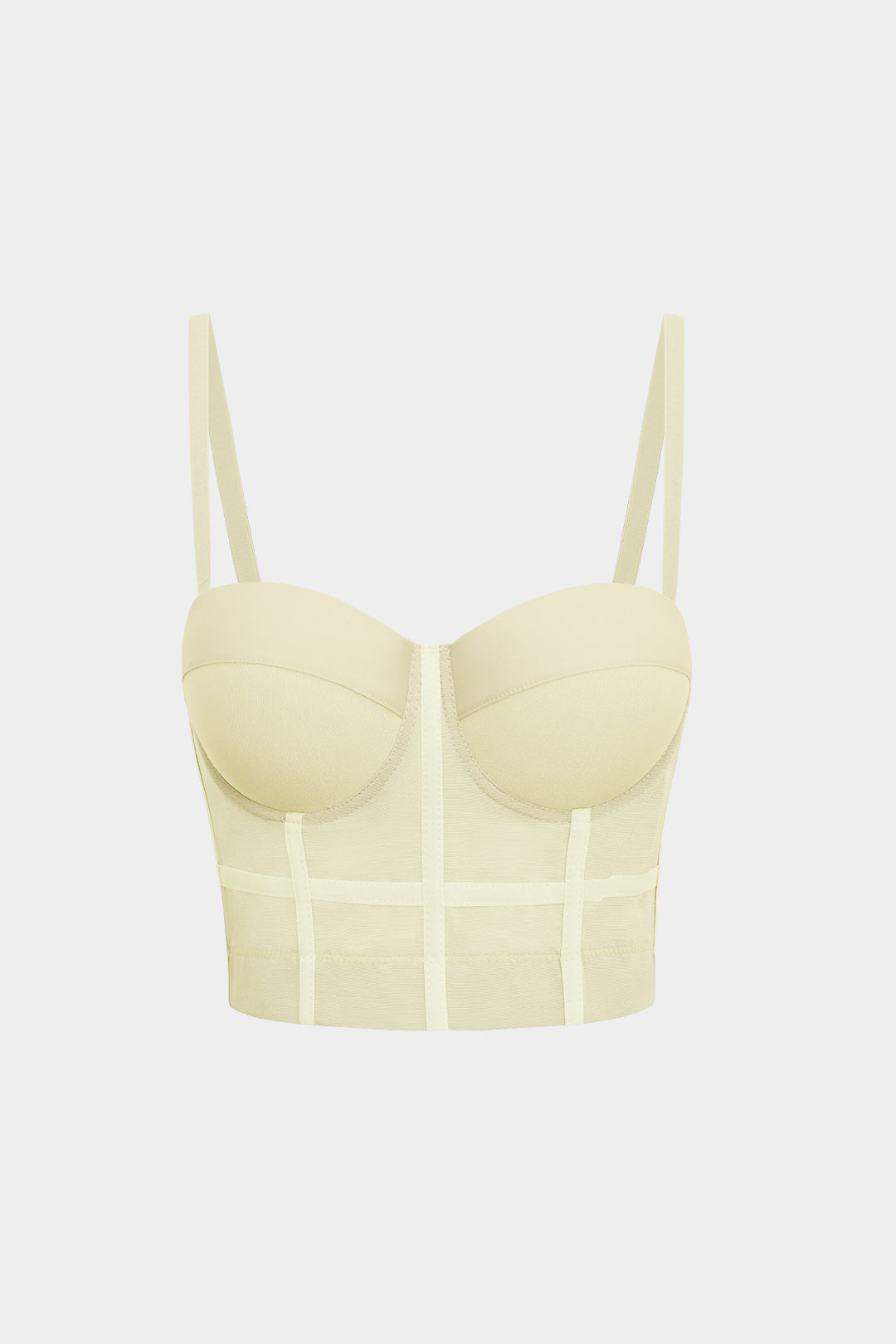 Haut bustier en maille à armatures