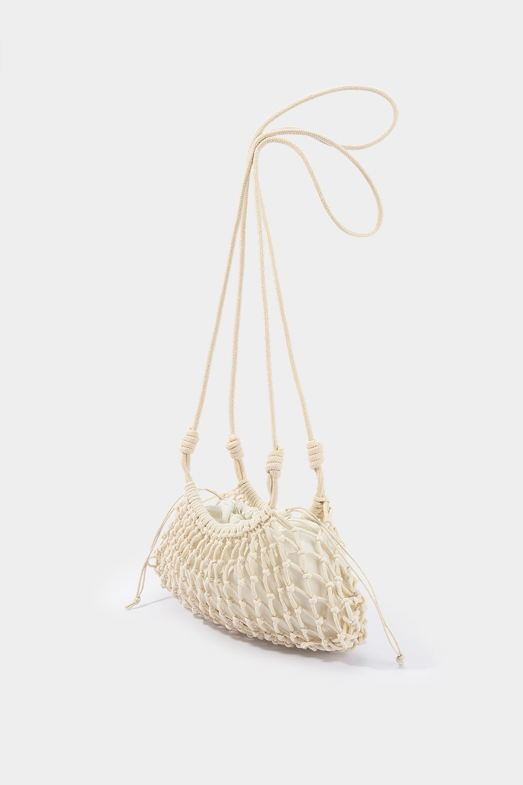 Woven Hollow Cross-Body Bag