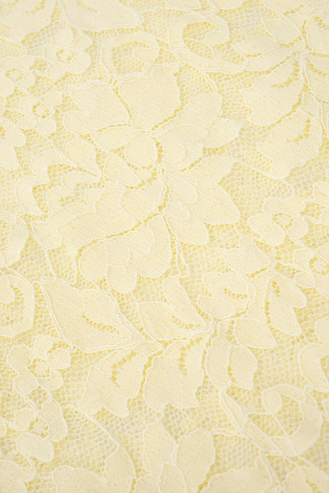 Haut en maille ajourée à col polo et manches courtes, patchwork floral en dentelle