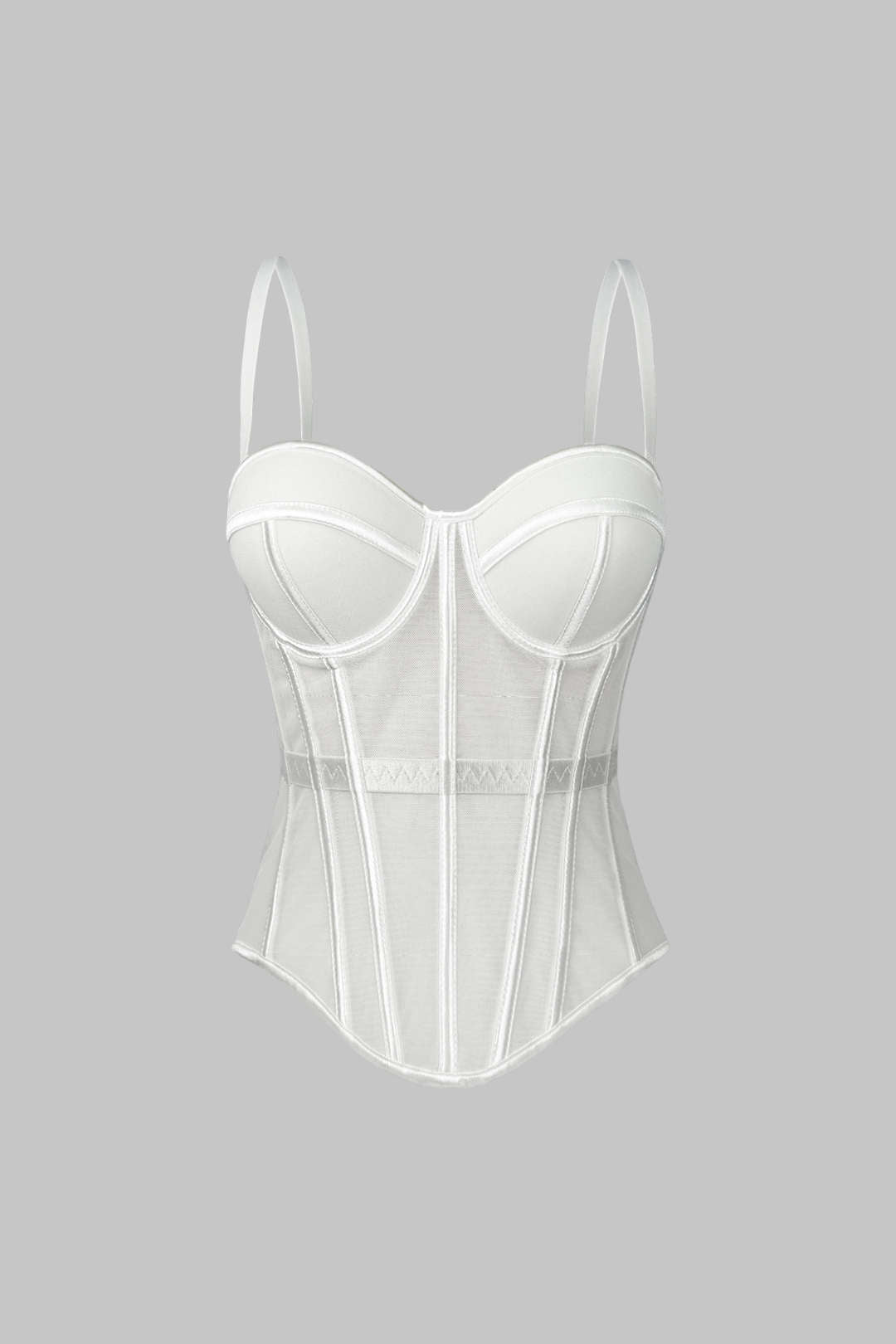 Mesh-Bustier-Korsett-Cami-Top