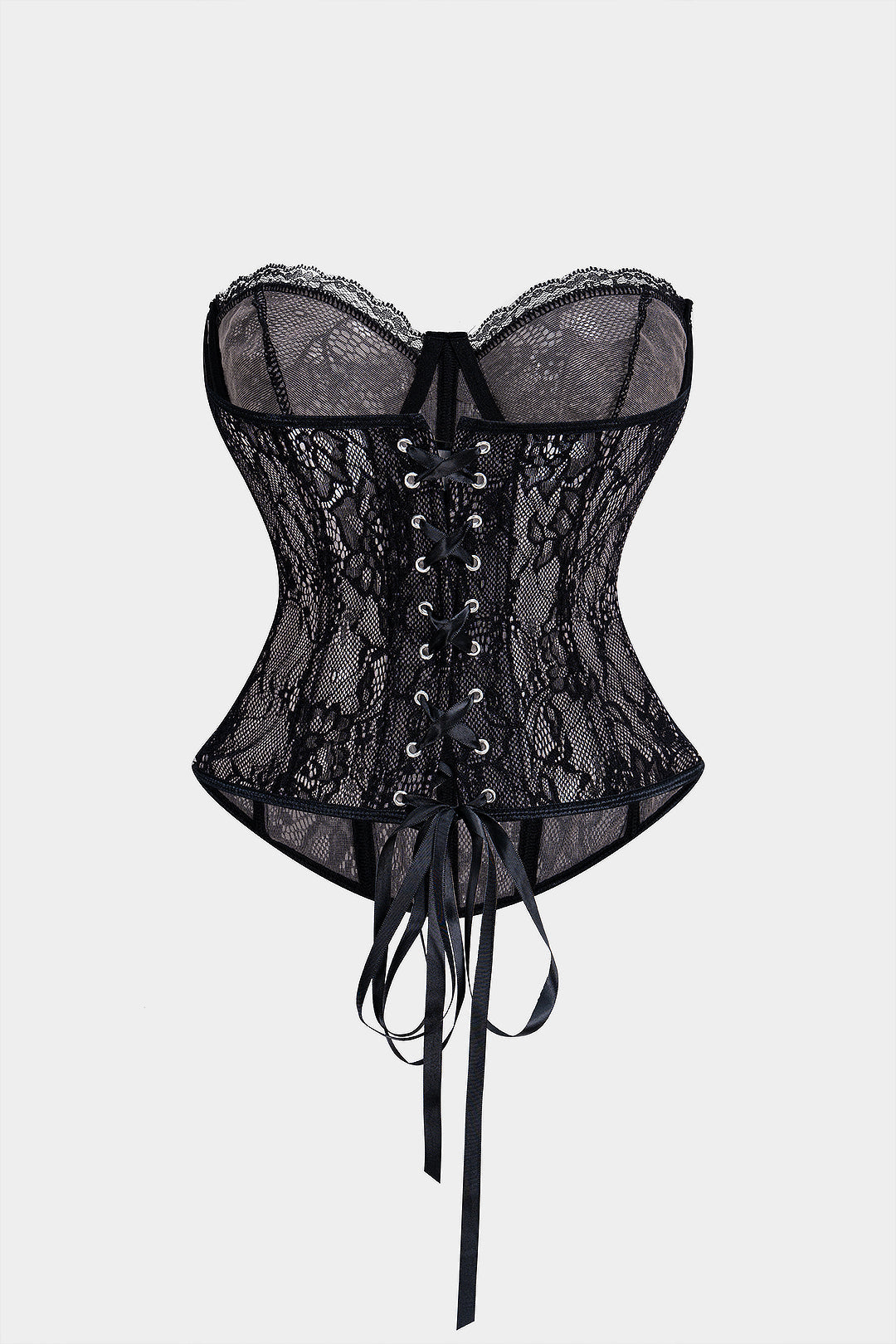 Bustier Rückenfrei zum Schnüren Korsett-Oberteil