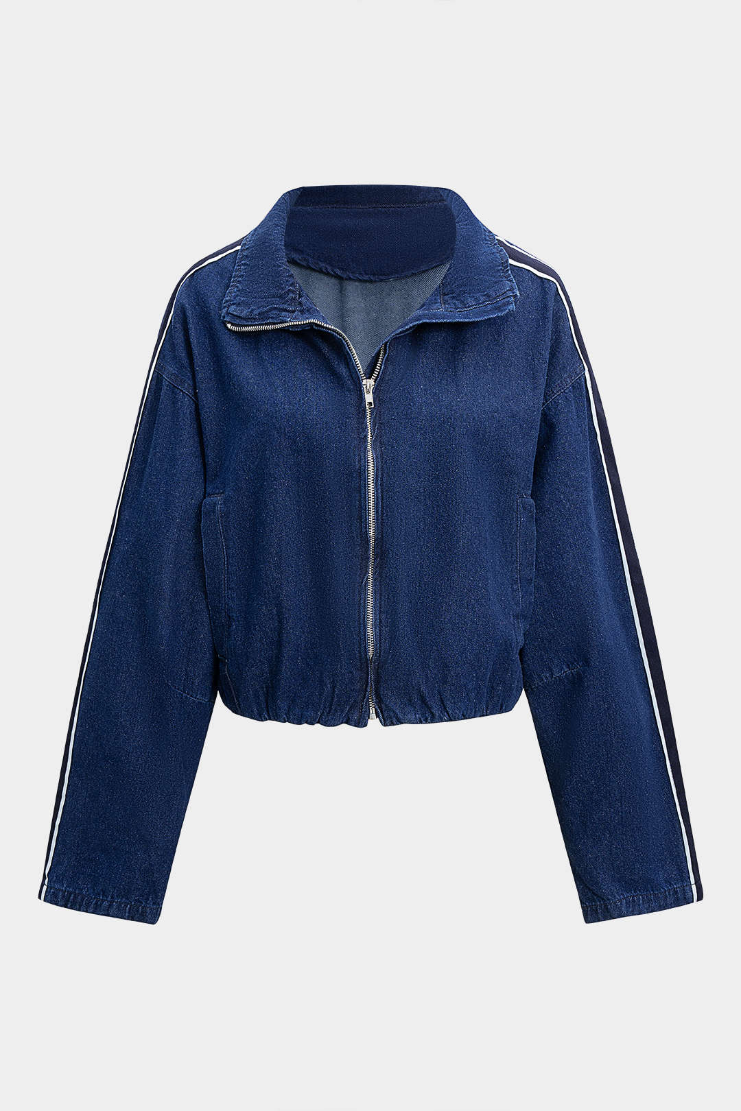Denim-Reißverschluss-Außenbekleidung