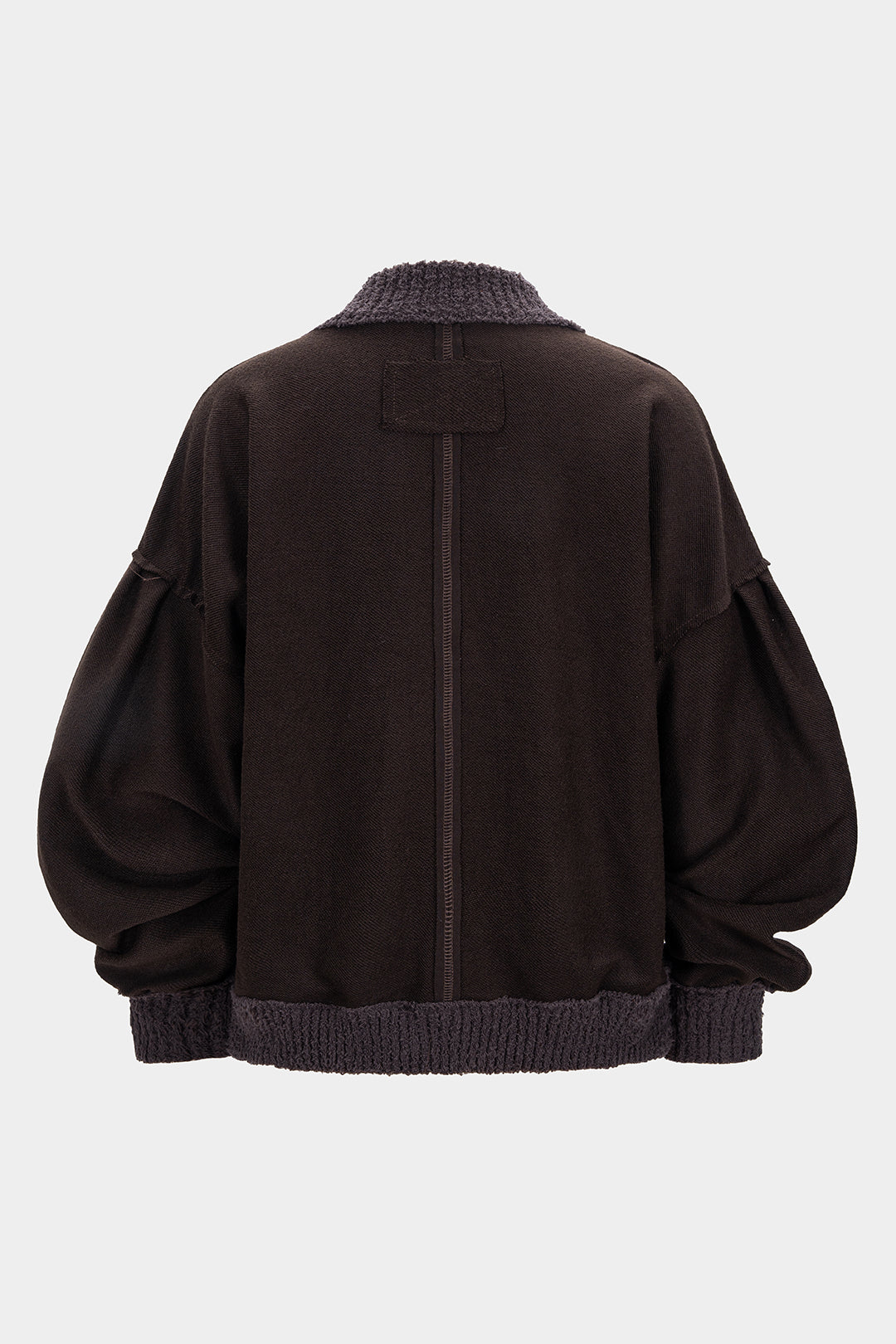 Veste en velours côtelé à empiècements