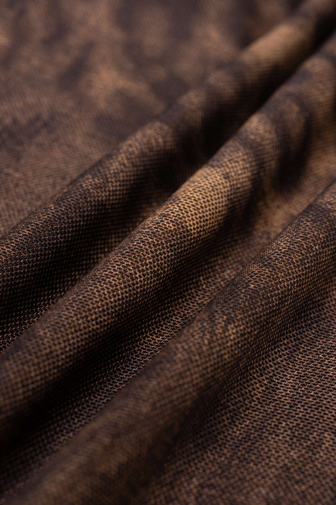 Mini-Trägerkleid aus gerafftem Netzstoff mit Kordelzug