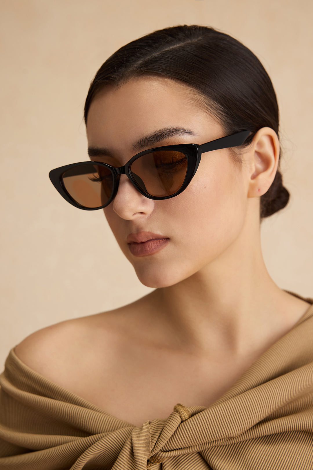 Ovale Sonnenbrille