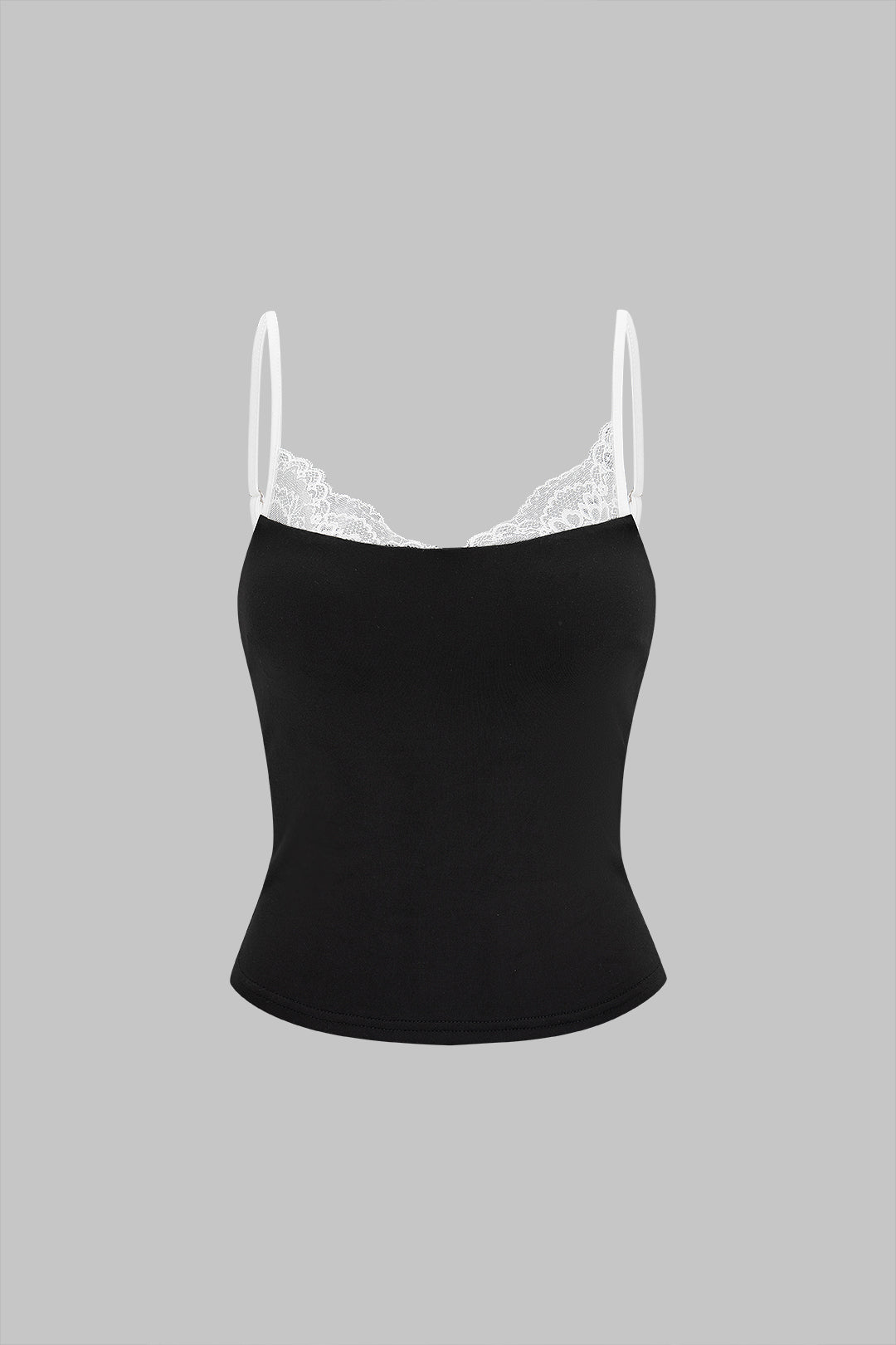 Cami-Top mit Spitzen-Patchwork