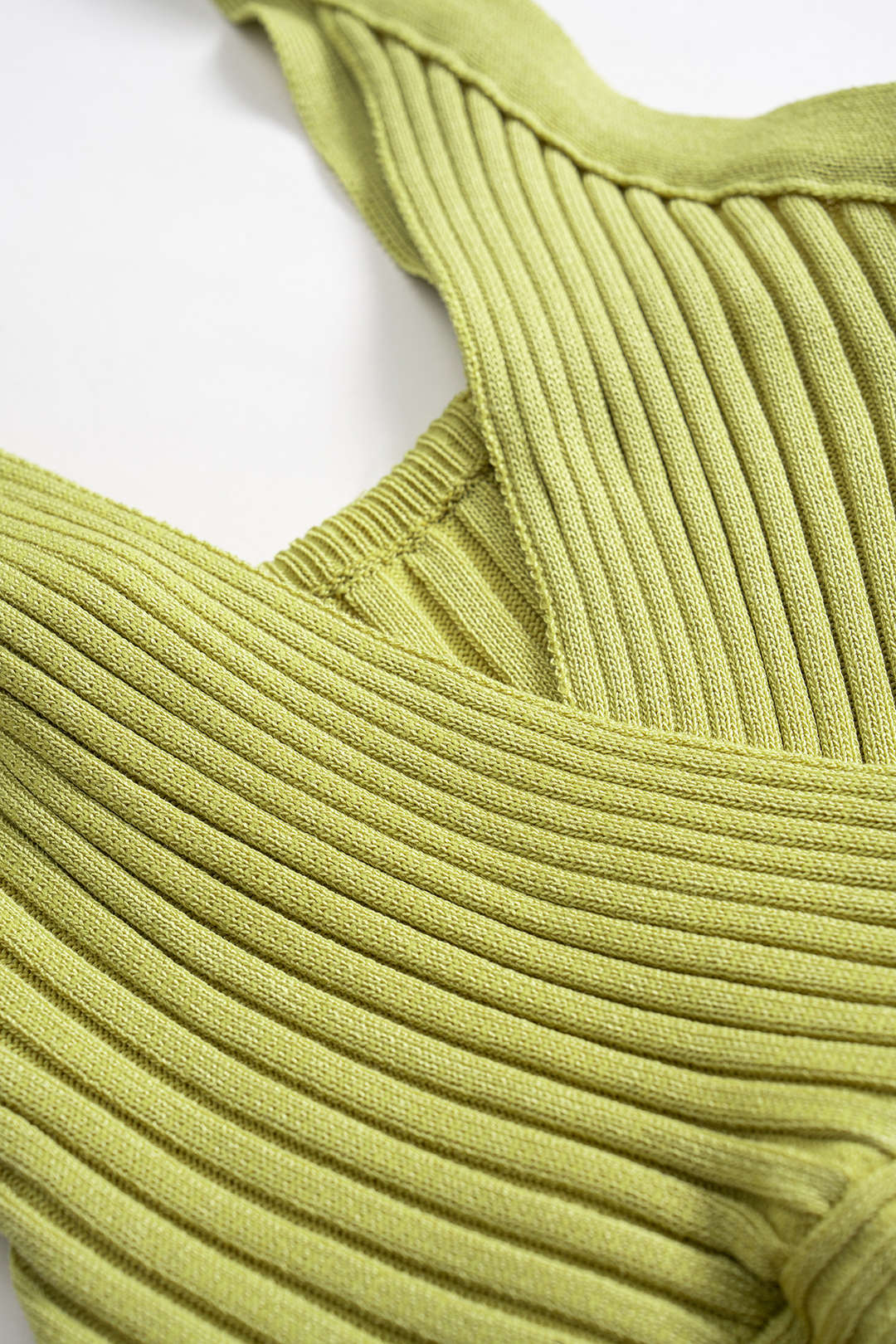 Strick-V-Neck-Trägertop